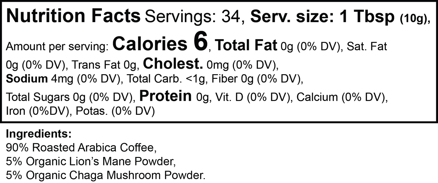 Old Forest Mushroom Coffee (Medium Roast)